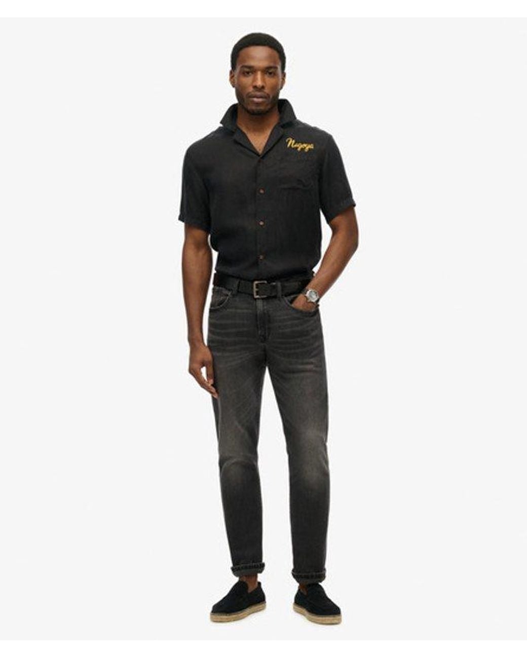 Superdry Black & Co Merchant Suika Shirt for men
