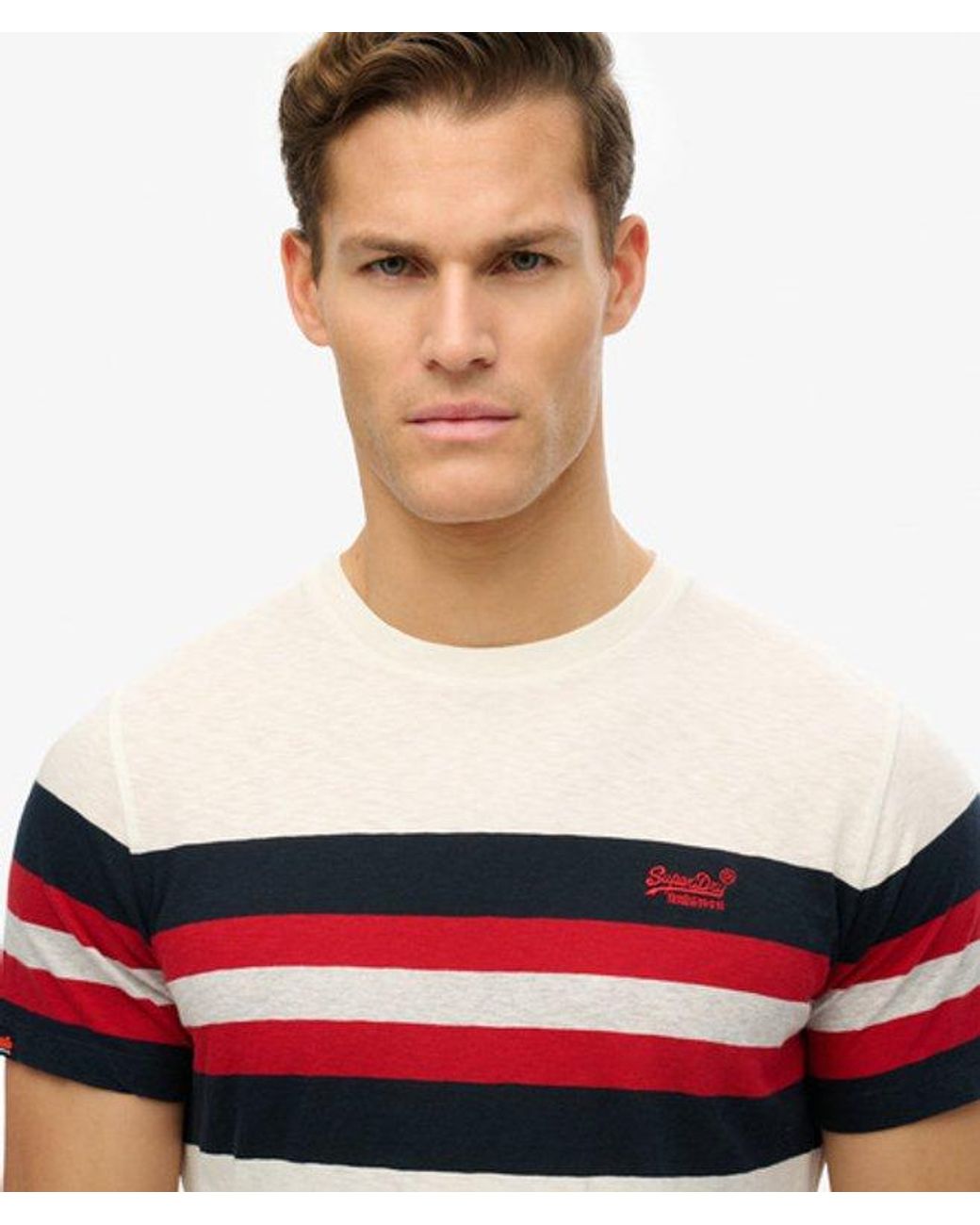 Superdry White & Co Essentials Stripe T-shirt for men