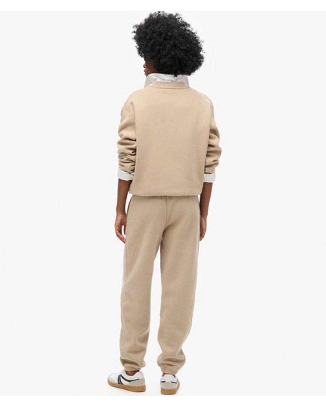 Superdry Natural & Co Essential Logo Cuffed joggers
