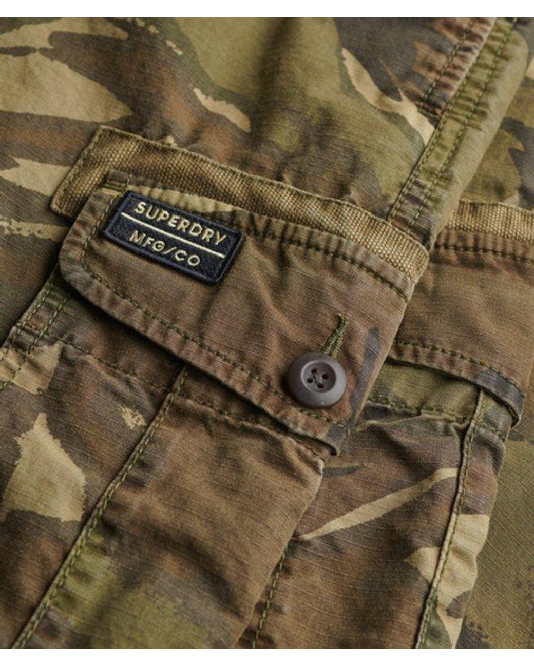 Superdry Green & Co Parachute Light Cargo Pants for men