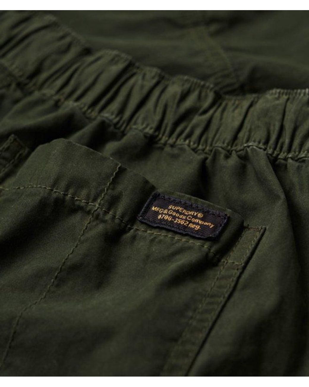 Superdry Green & Co Low Rise Wide Leg Cargo Pants