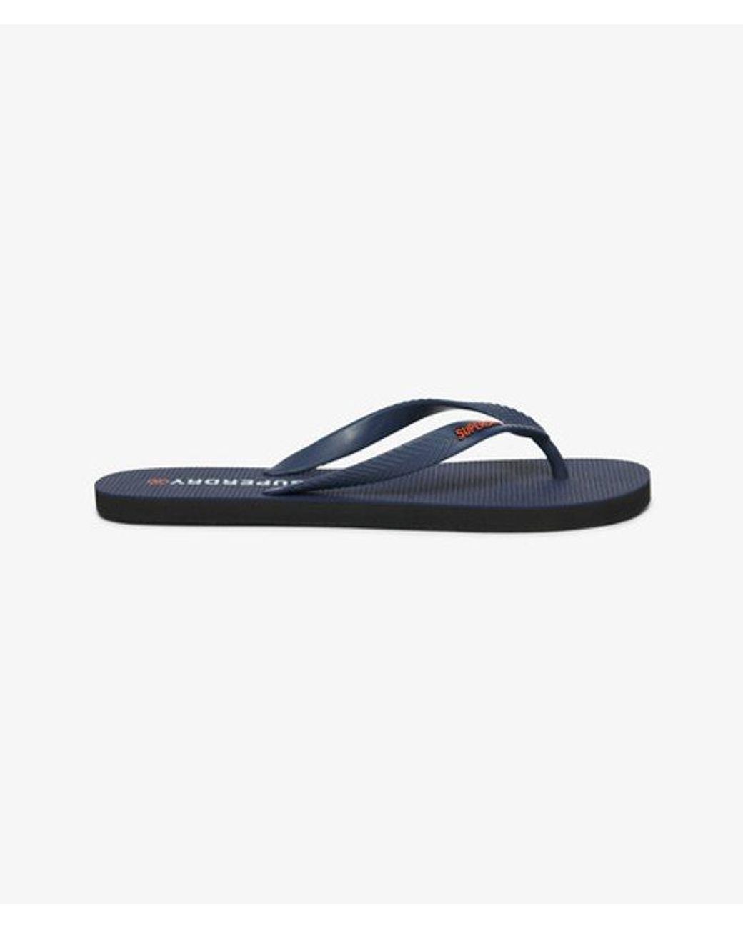Superdry Blue & Co Core Essential Flip Flops for men