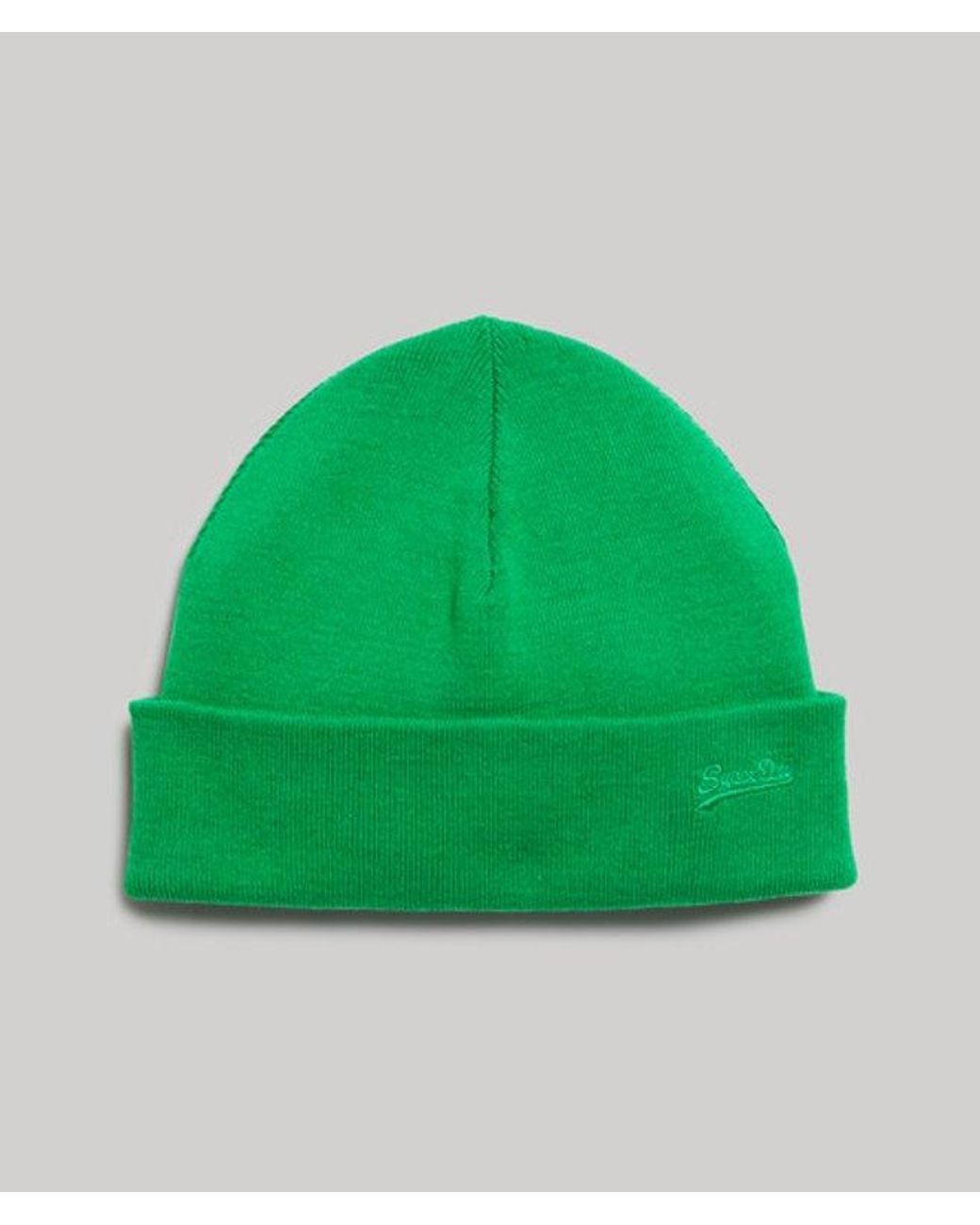 Superdry Green & Co Vintage Logo Beanie for men