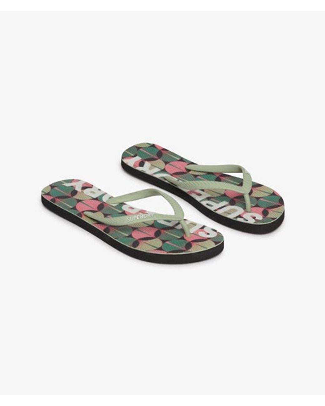 Superdry White & Co Logo Flip Flops