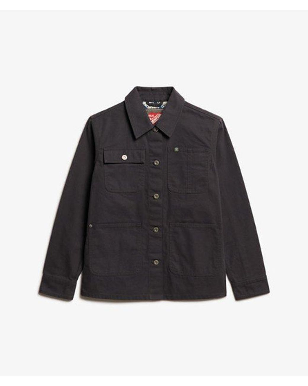 Superdry Black & Co Embroidered Chore Jacket
