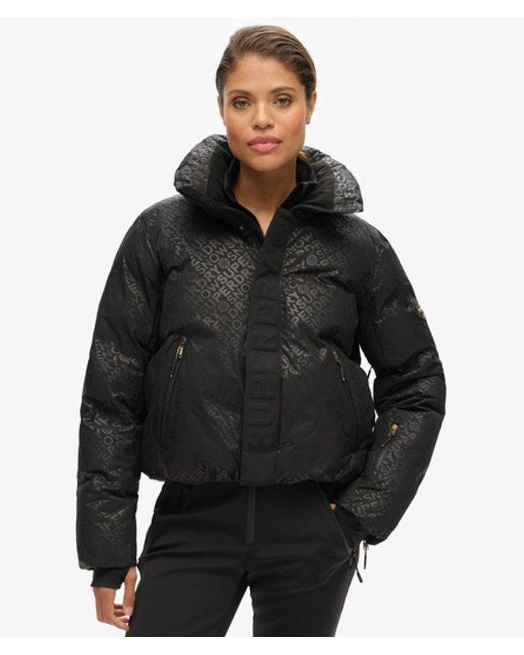 Superdry Black & Co Ski Slalom Puffer Jacket