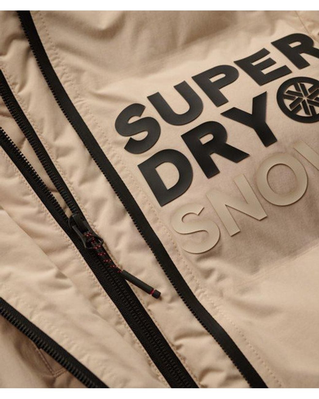 Superdry Natural & Co Hooded Ski Boxy Puffer Jacket