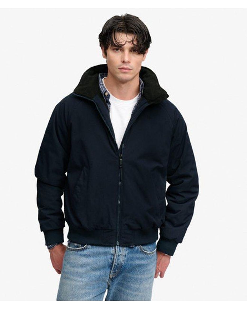 Superdry Blue & Co City Fleece Lined Jacket for men