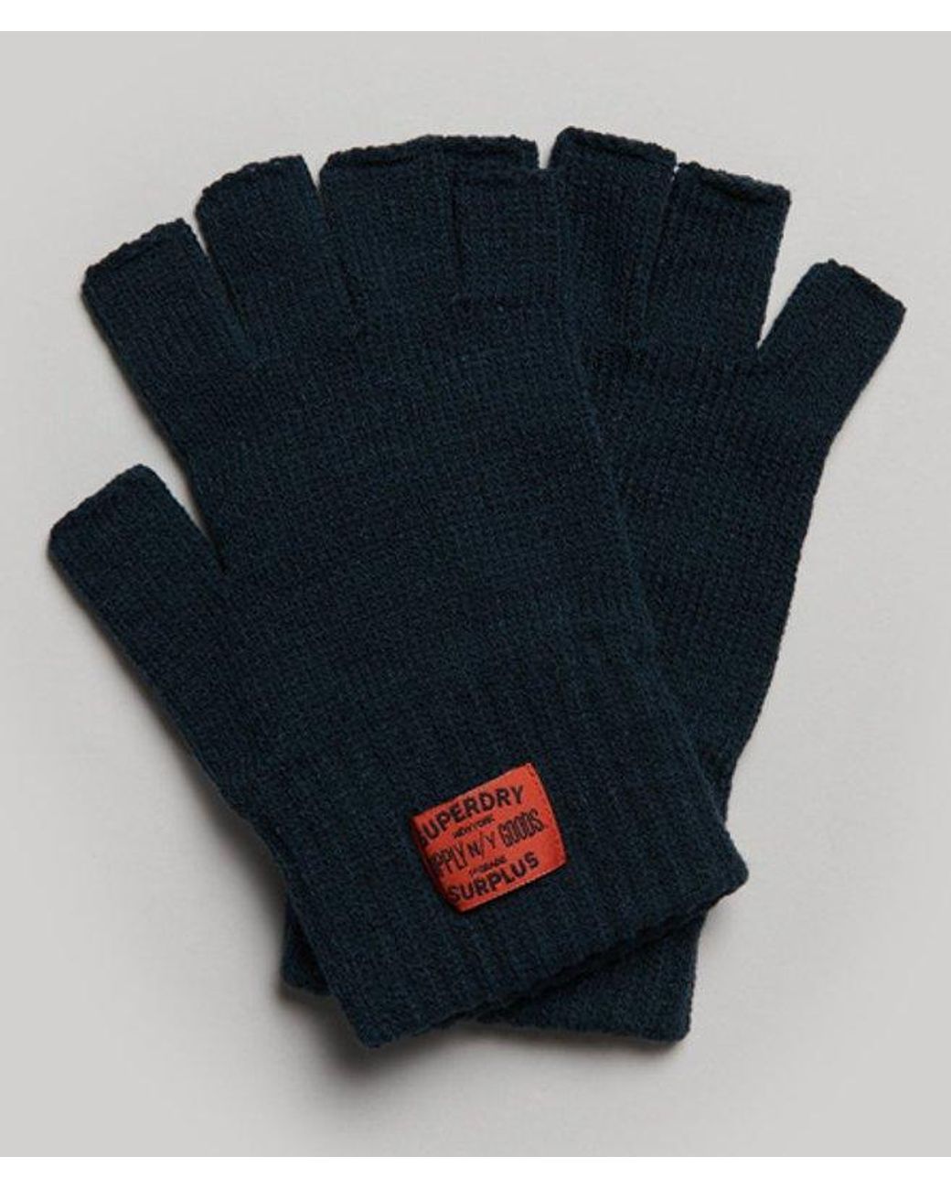 Superdry Blue & Co Workwear Knitted Gloves