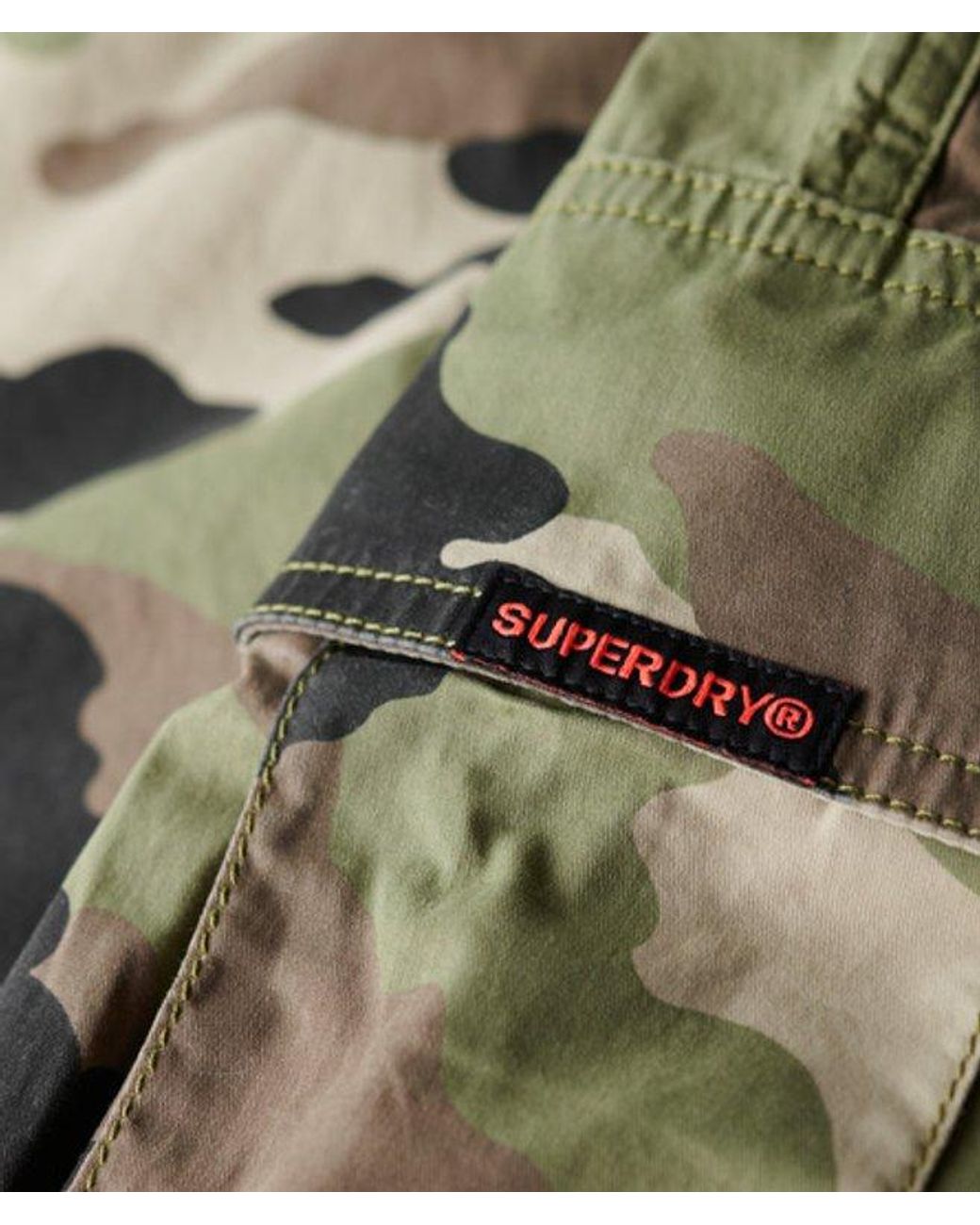 Superdry Blue & Co Low Rise Straight Cargo Pants