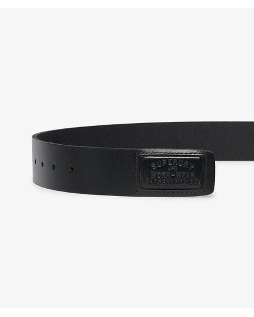 Superdry Black & Co Badgeman Belt for men