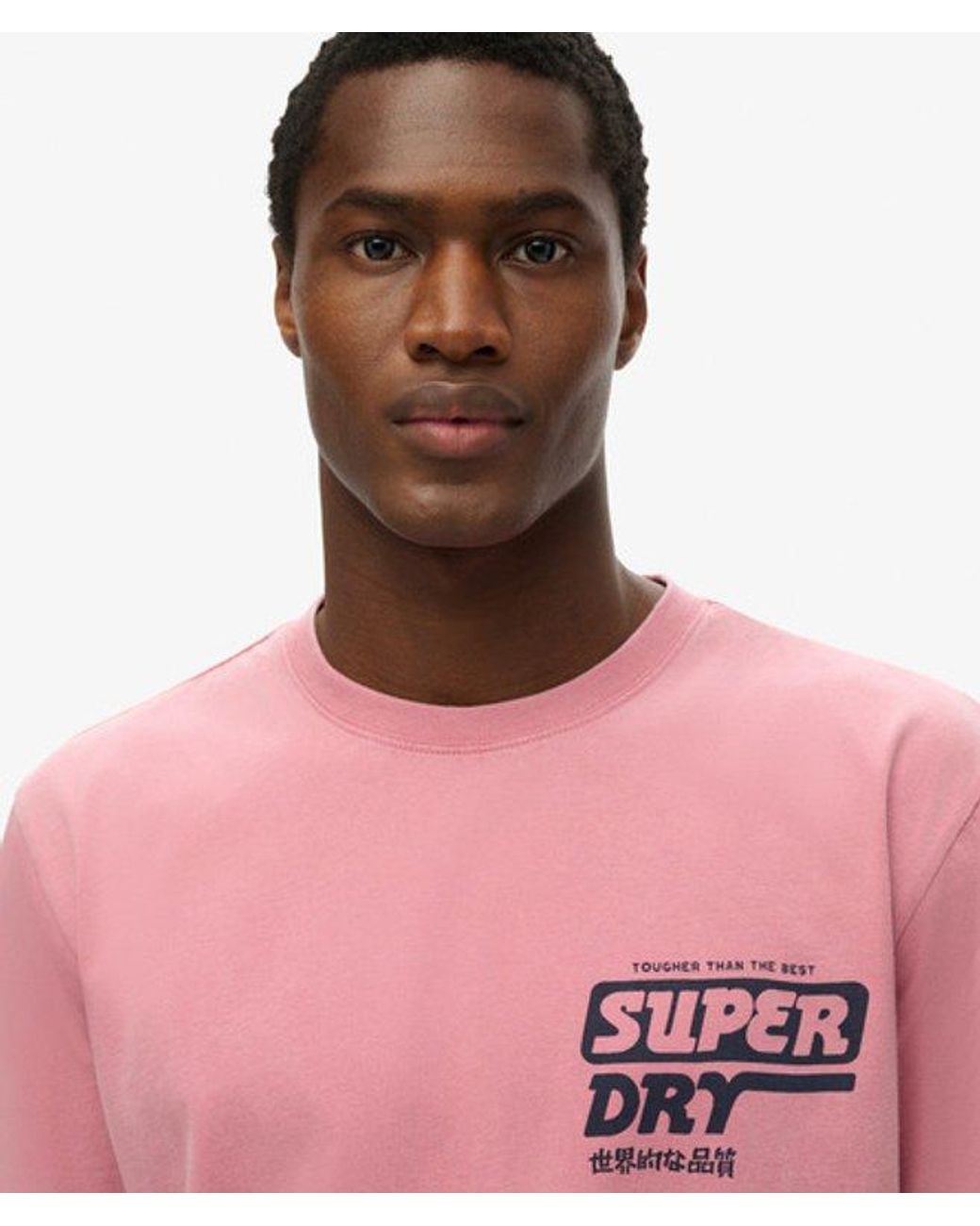 Superdry Pink & Co Trade Tools Loose T-shirt for men