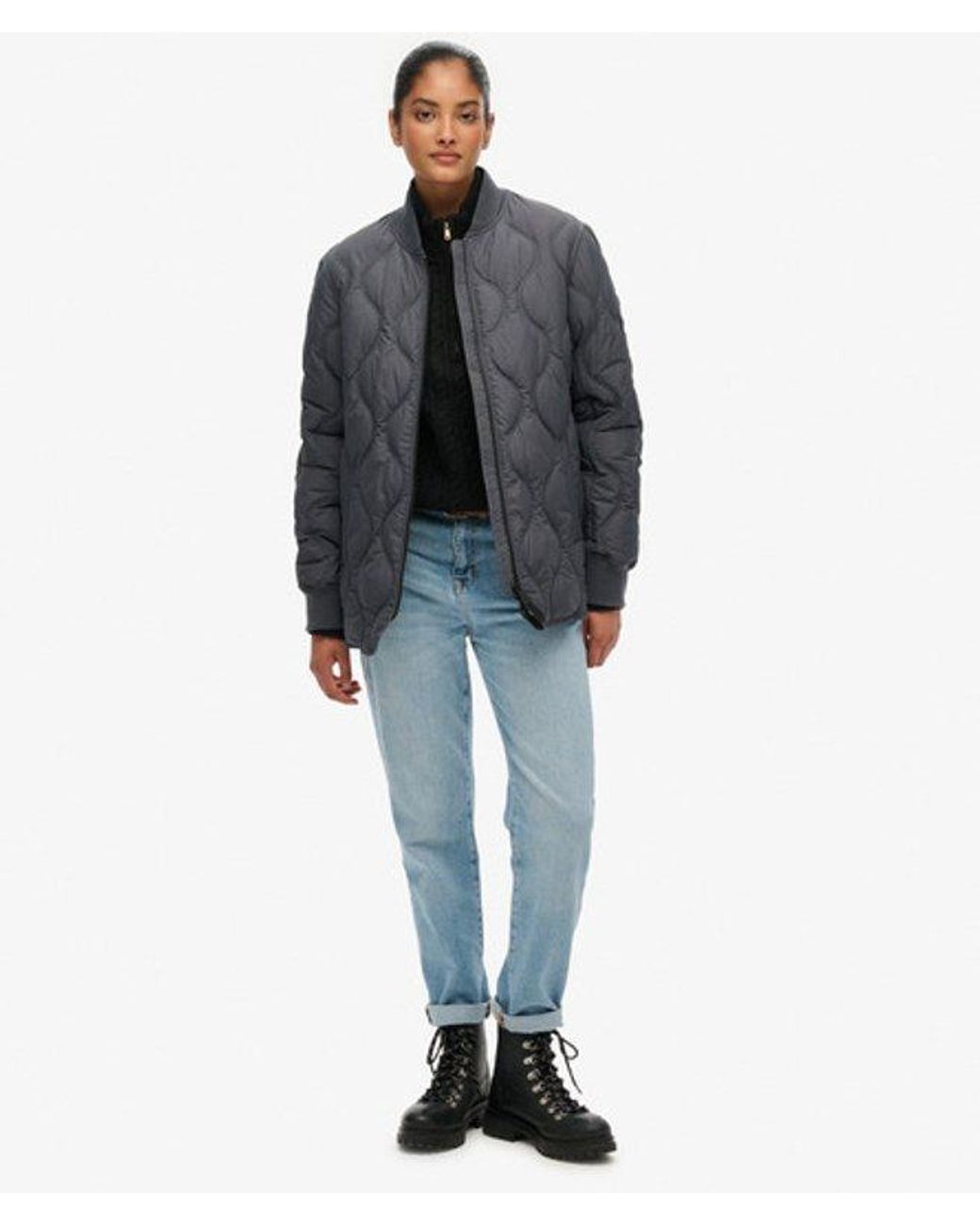 Superdry Gray & Co Short Quilted Liner Jacket