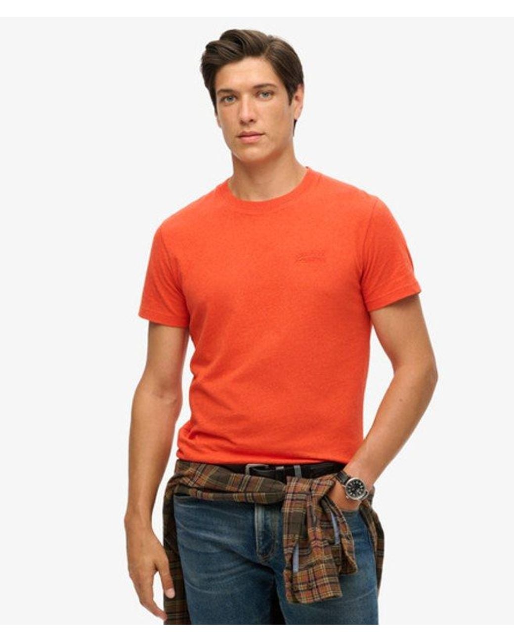 Superdry Red & Co Essential Logo T-shirt for men