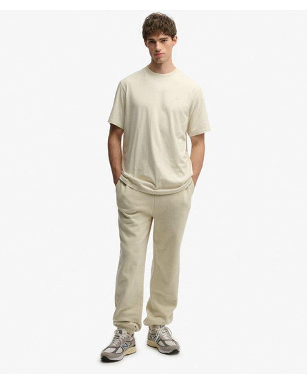 Superdry White Blank Oversized T-shirt for men