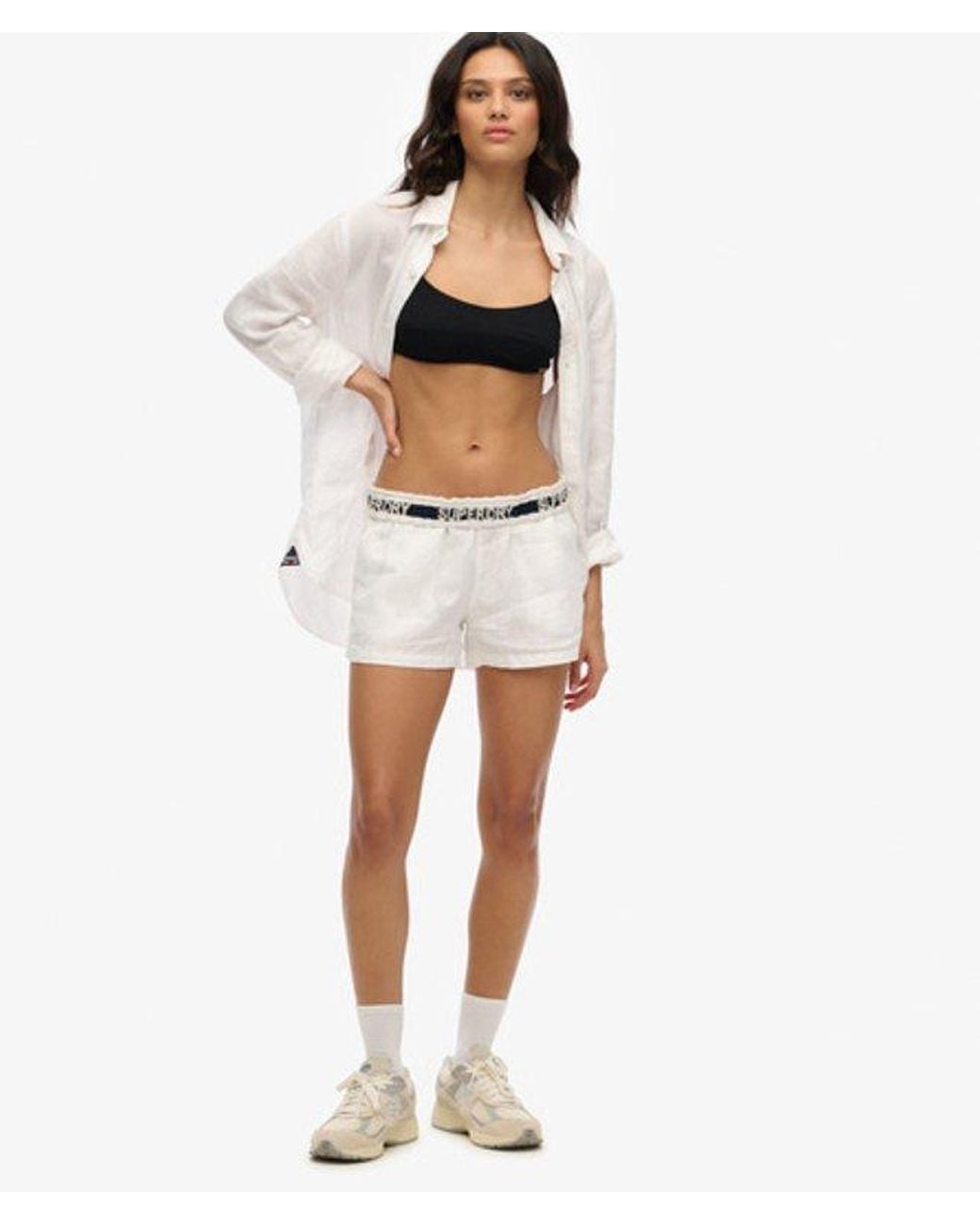 Superdry White & Co Linen Shorts