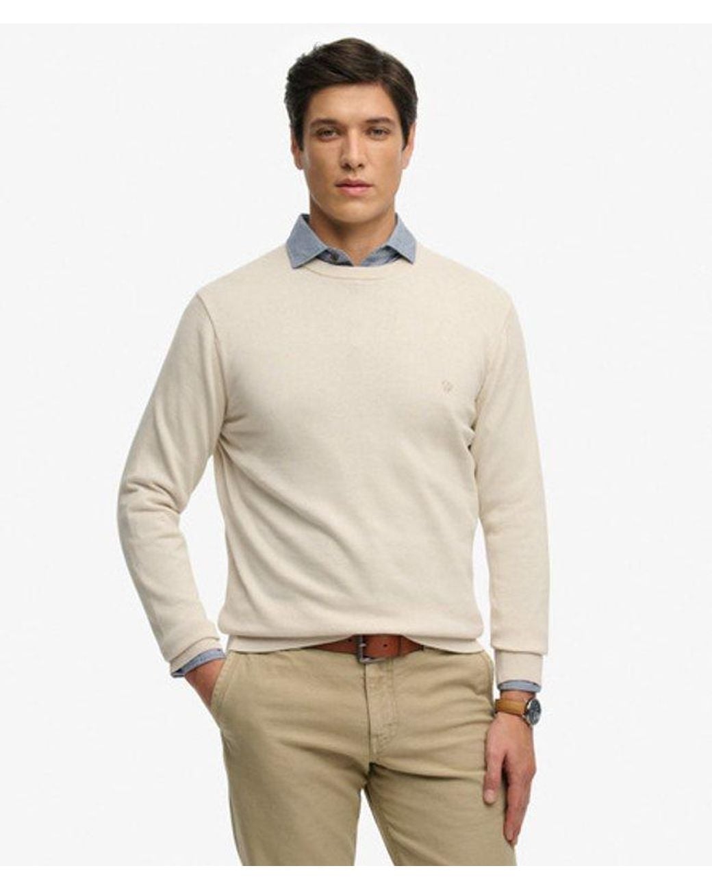 Superdry Natural & Co Essentials Cotton Jumper for men
