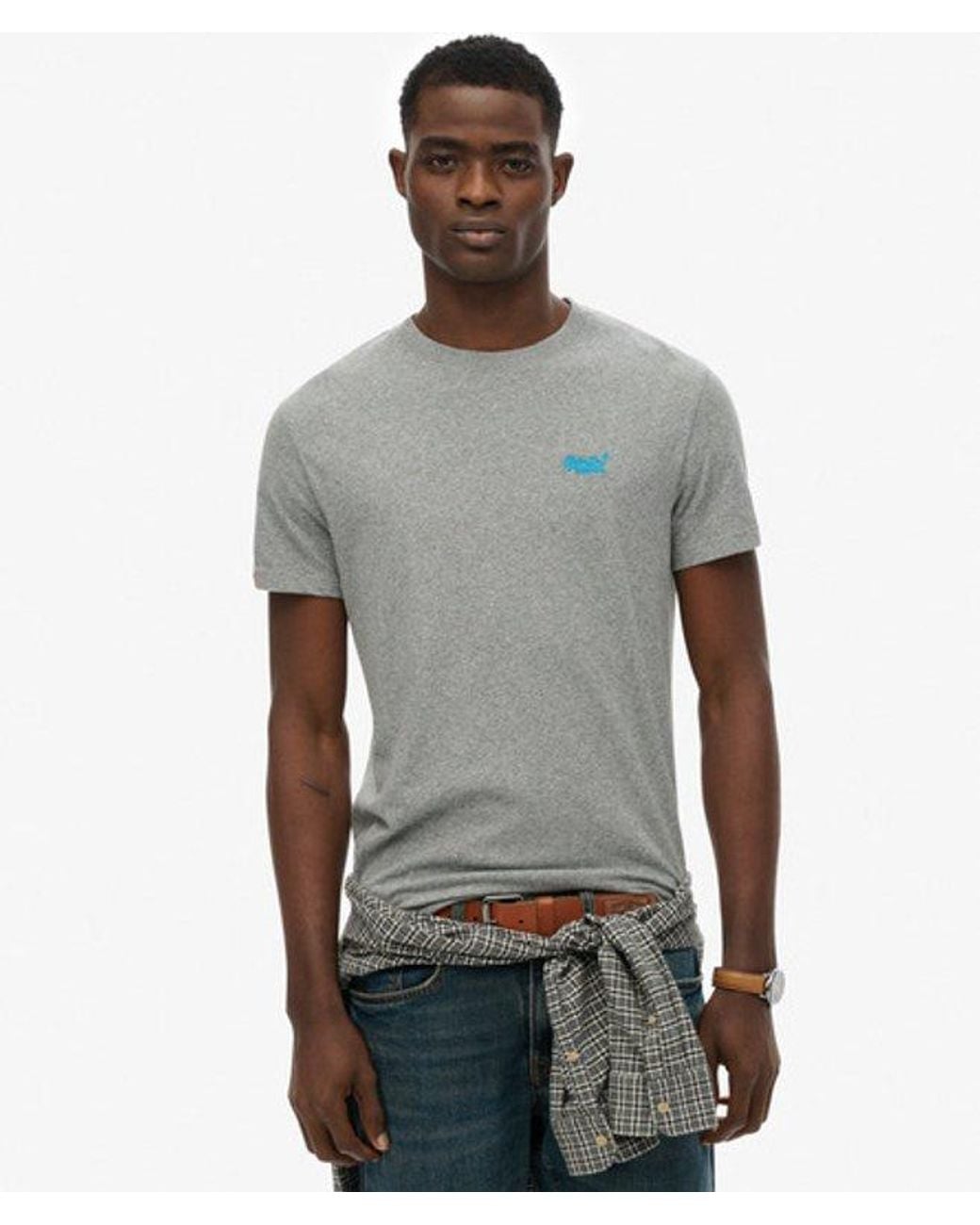 Superdry Gray & Co Essential Logo T-shirt for men