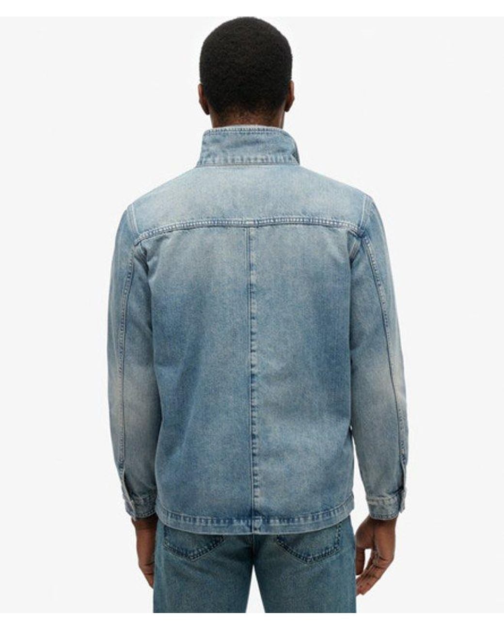 Superdry Blue & Co The Merchant Store - Denim Workwear Jacket for men