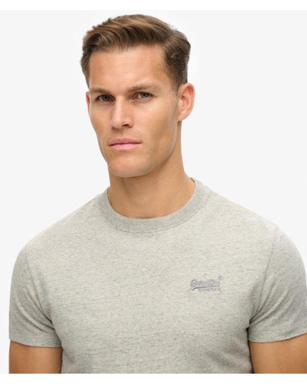 Superdry Gray & Co Essential Logo T-shirt for men