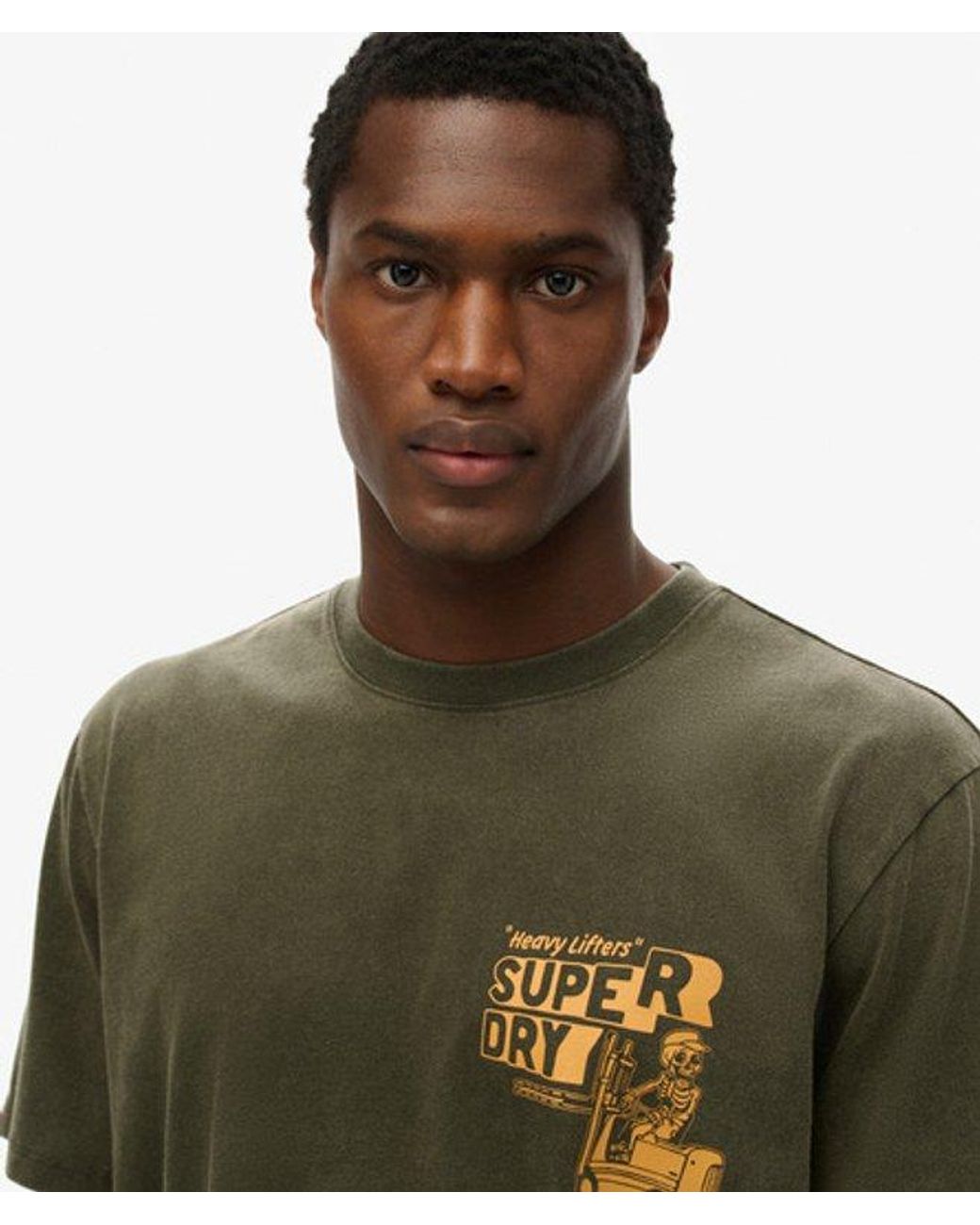 Superdry Green & Co Trade Tools Loose T-shirt for men