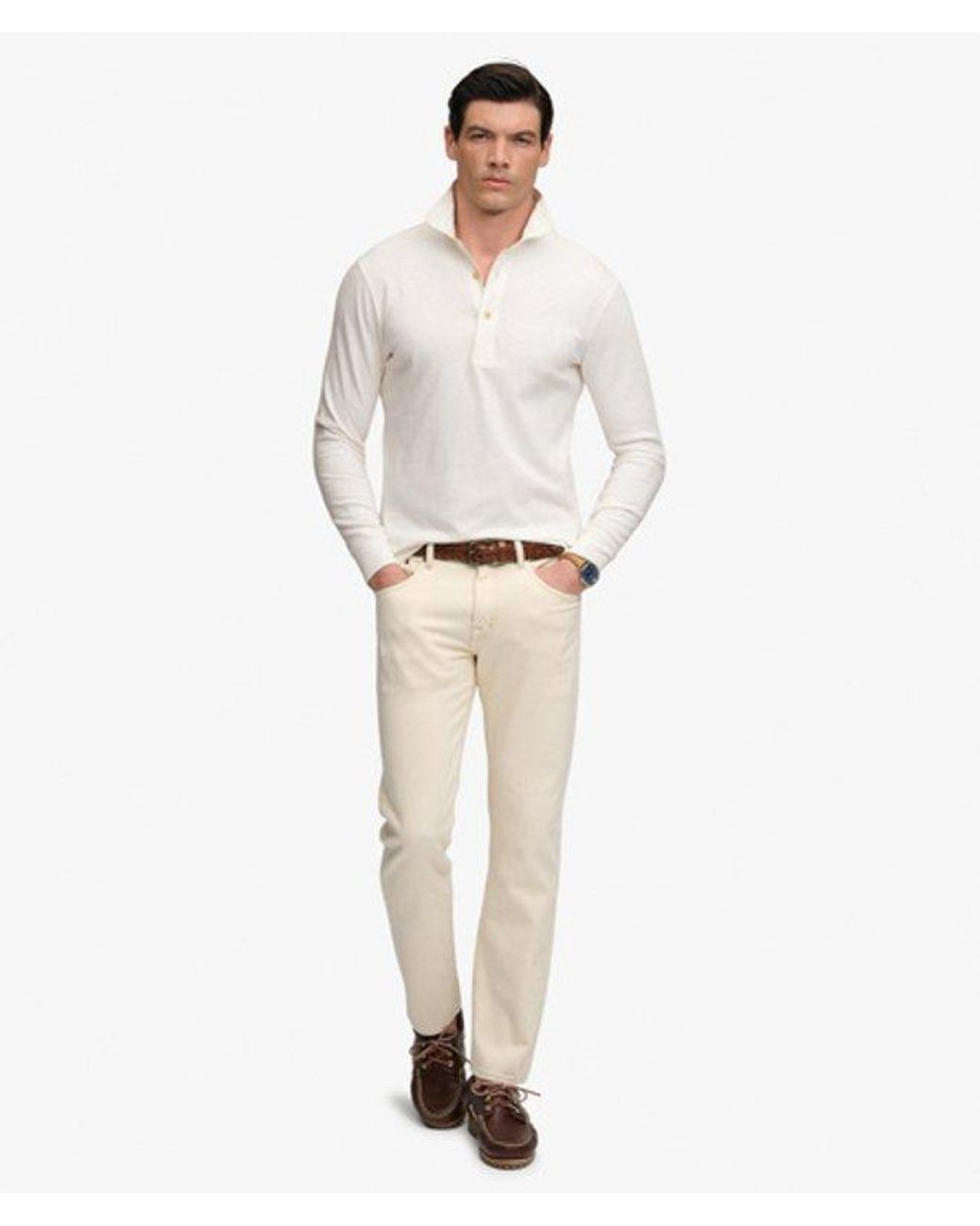Superdry White & Co Classic Preppy Long Sleeved Top for men