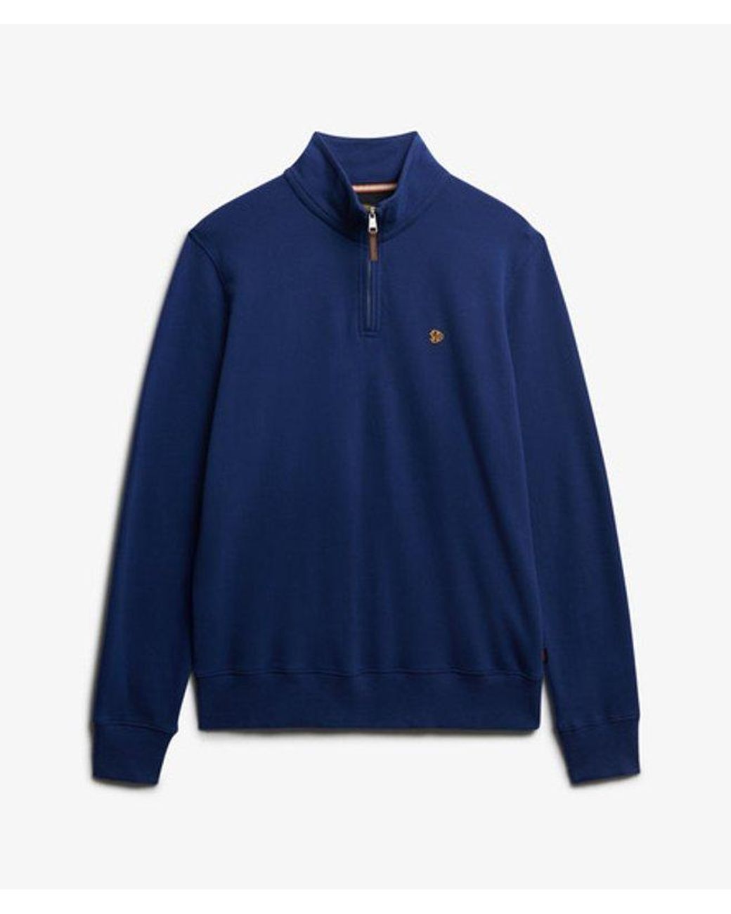 Superdry Blue & Co Preppy Half Zip Jumper for men