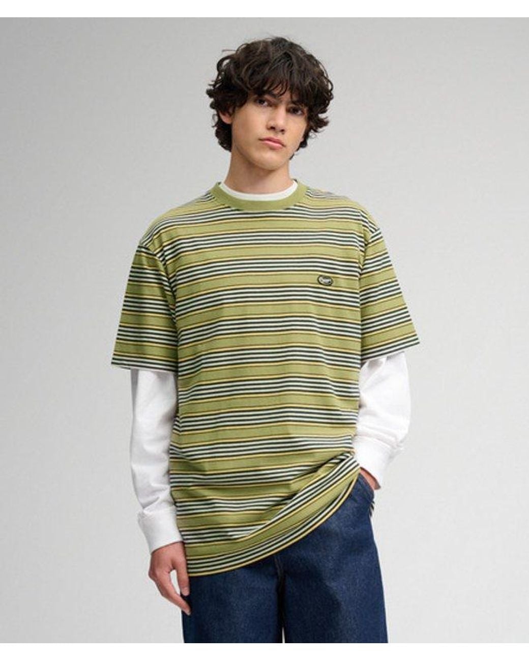 Superdry Green & Co Oversized Stripe T-shirt for men