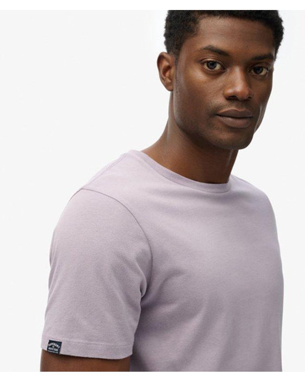 Superdry Purple & Co Classic Essential T-shirt for men