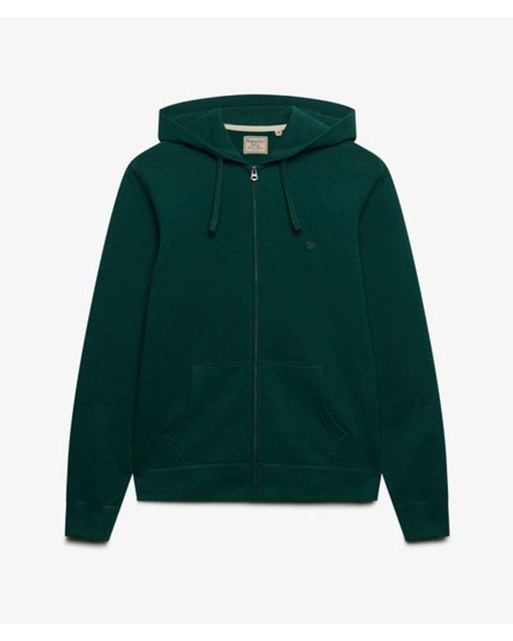 Superdry Green & Co Essential Logo Zip Hoodie for men