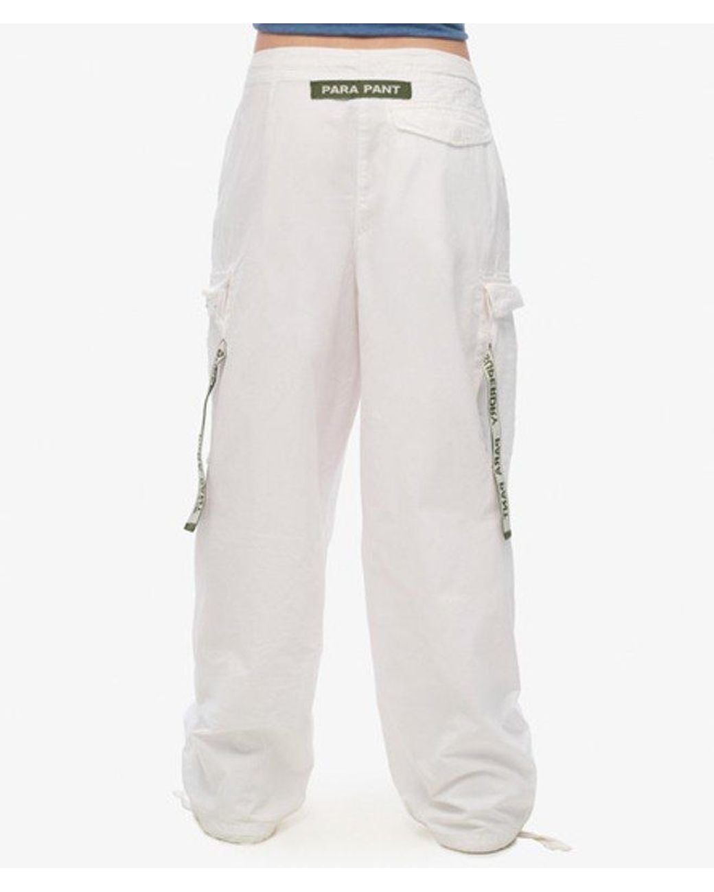 Superdry White & Co baggy Parachute Pants