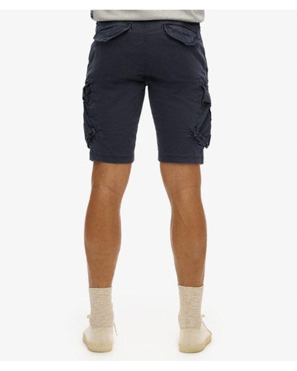 Superdry Blue Core Cargo Shorts for men