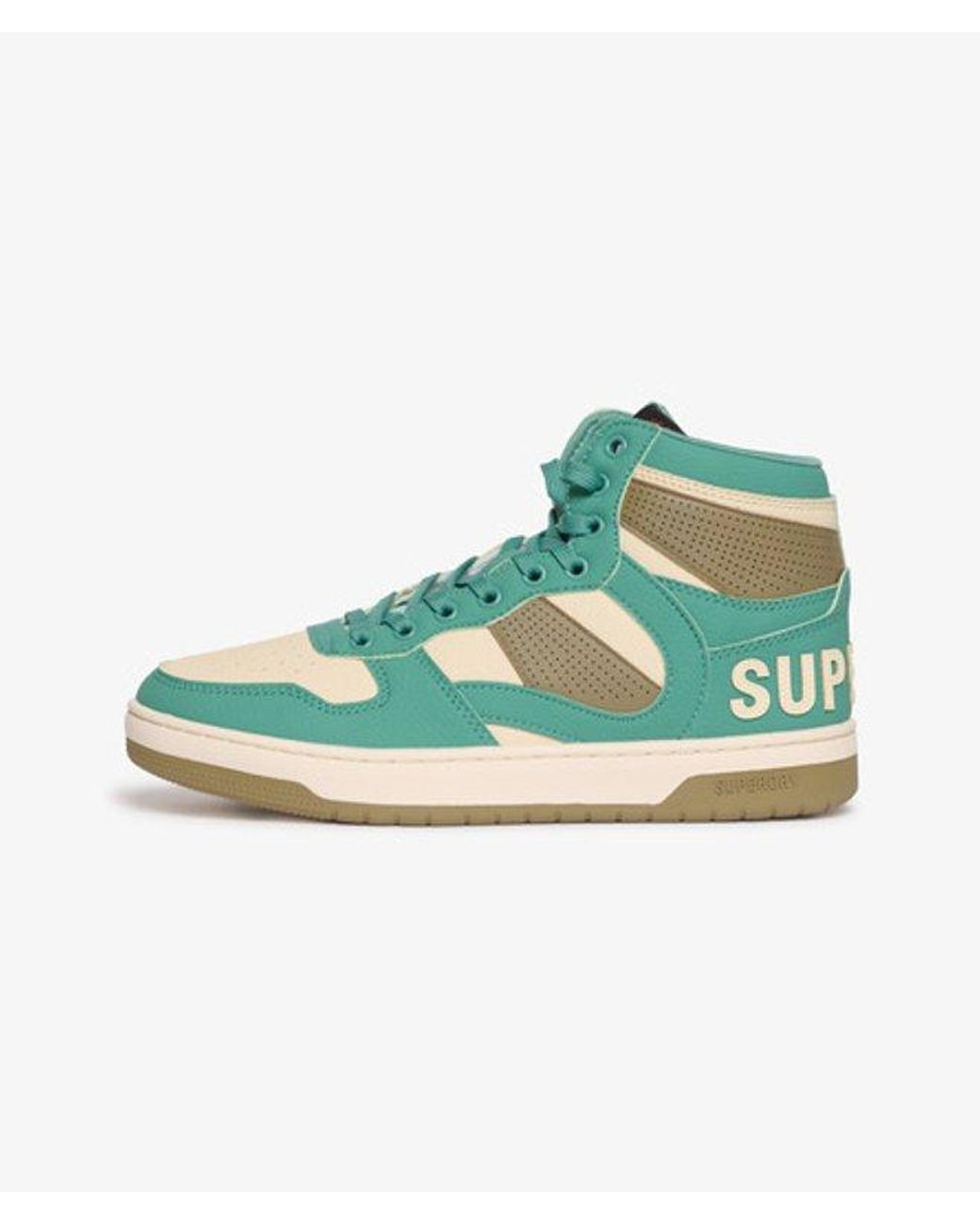 Superdry Green & Co Jump High Top Trainers