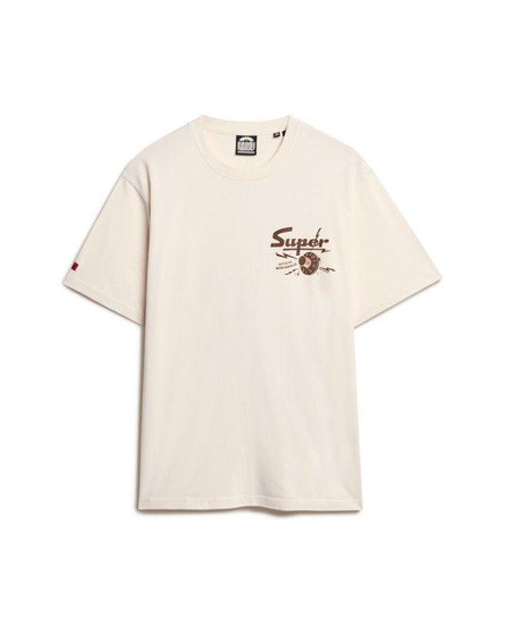 Superdry White & Co Lo-fi Punk Graphic Loose T-shirt for men