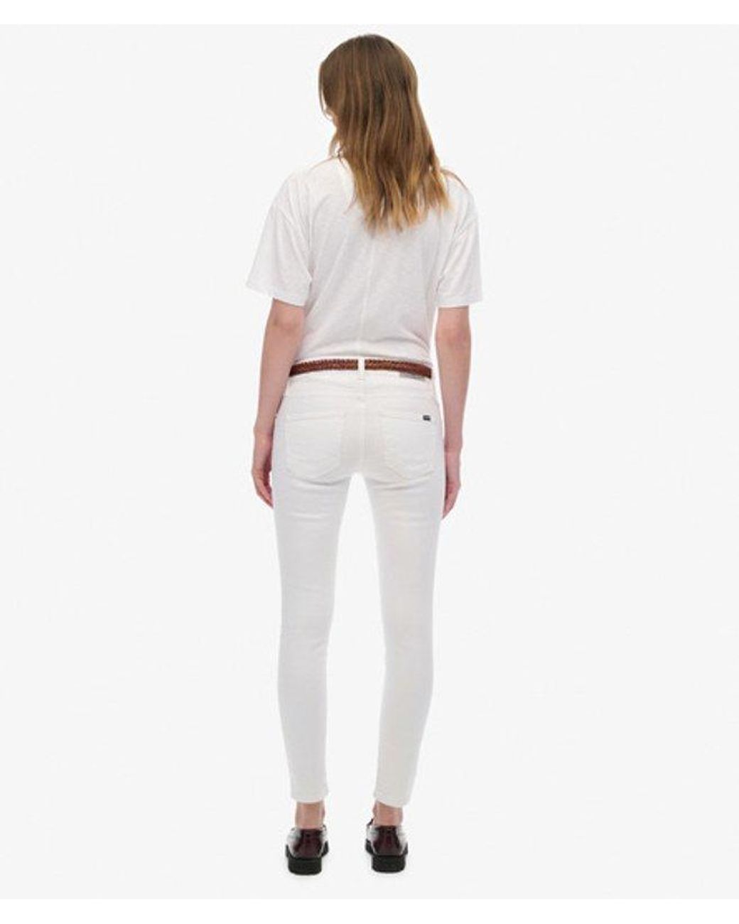 Superdry White & Co Mid Rise Skinny Jeans