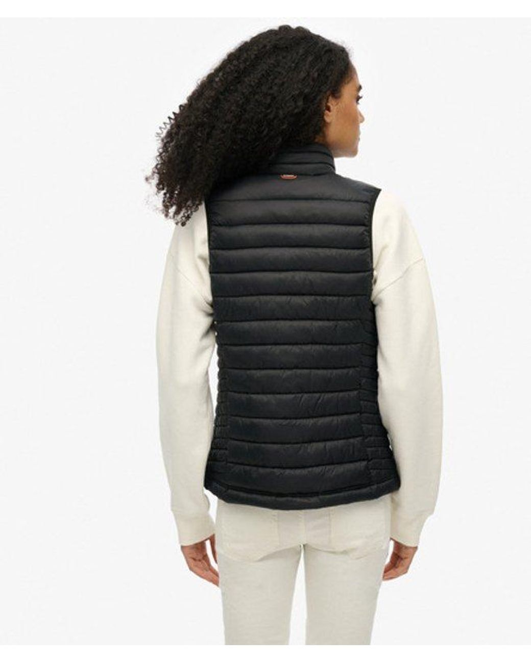 Superdry Black Fuji Lite Padded Gilet