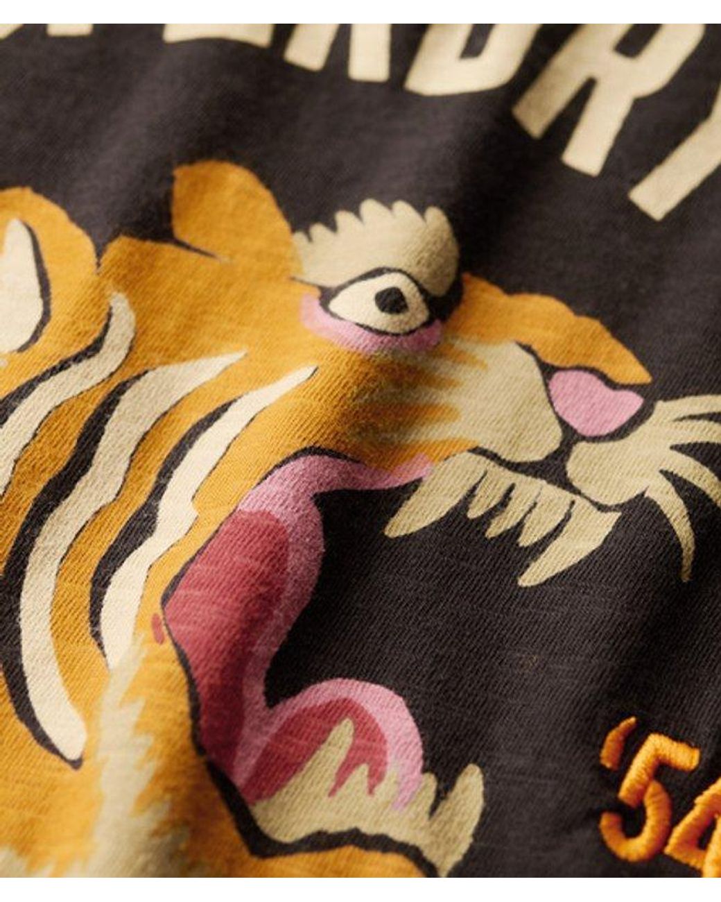 Superdry Black & Co Workwear Embroider Pocket T-shirt