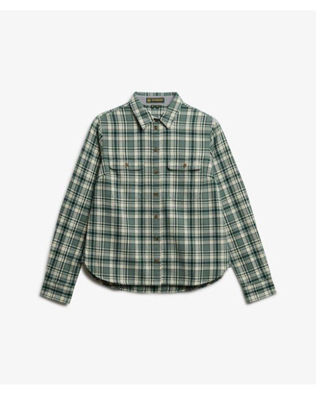 Superdry Green & Co Lumberjack Check Flannel Shirt