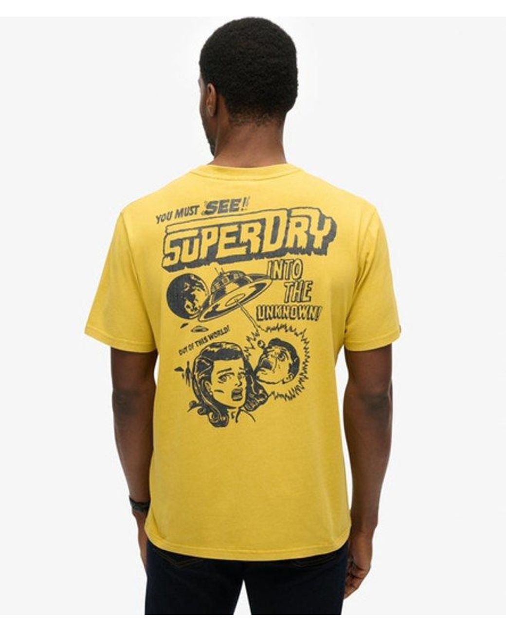 Superdry Metallic & Co B-movie Graphic Loose T-shirt for men