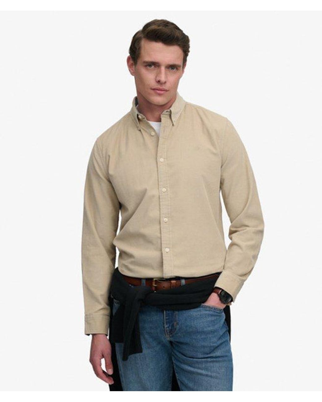Superdry Natural & Co Classic Needle Cord Shirt for men