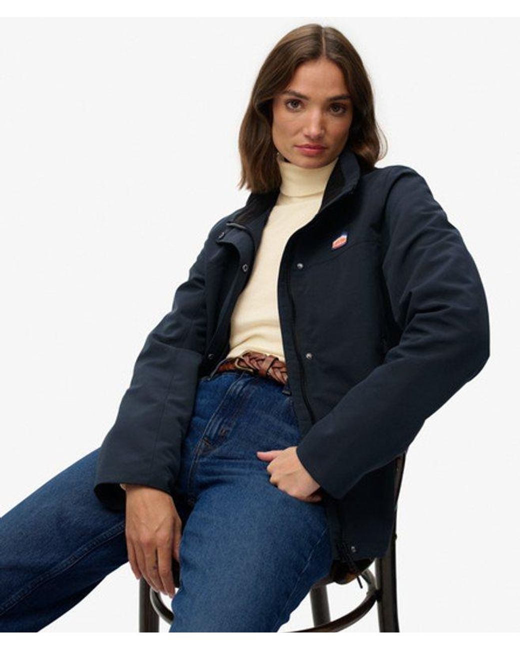 Superdry Blue & Co Non Hooded Shell Jacket
