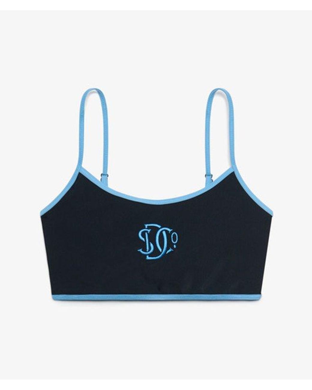 Superdry Blue & Co Contrast Bralette Bikini Top