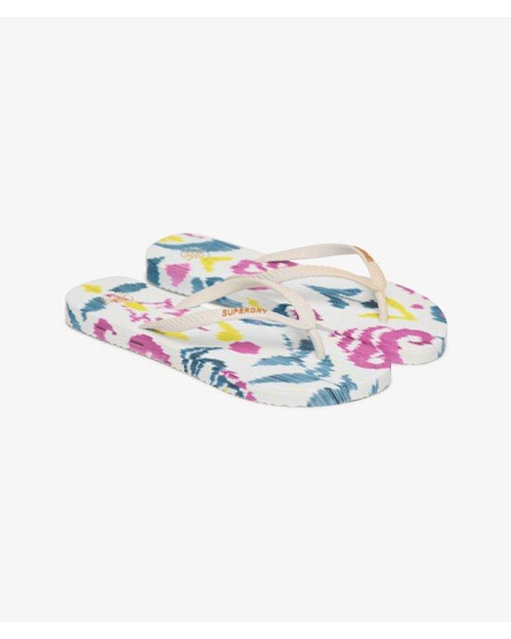 Superdry White & Co All Over Print Flip Flops