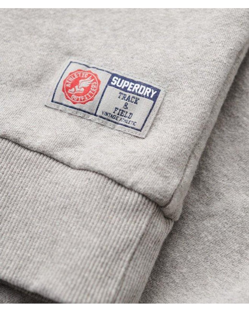 Superdry & Co Atheltic Sweatshirt Met Print in het Gray voor heren