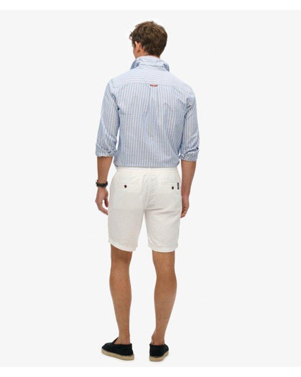 Superdry Natural & Co The Merchant Store- Linen Shorts for men