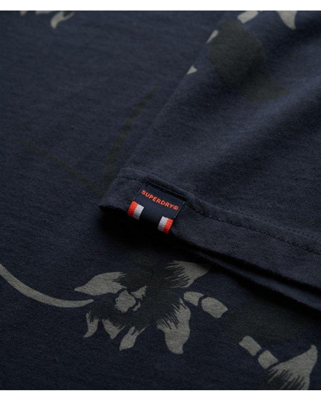 Superdry Blue & Co Classic Essential Printed T-shirt for men