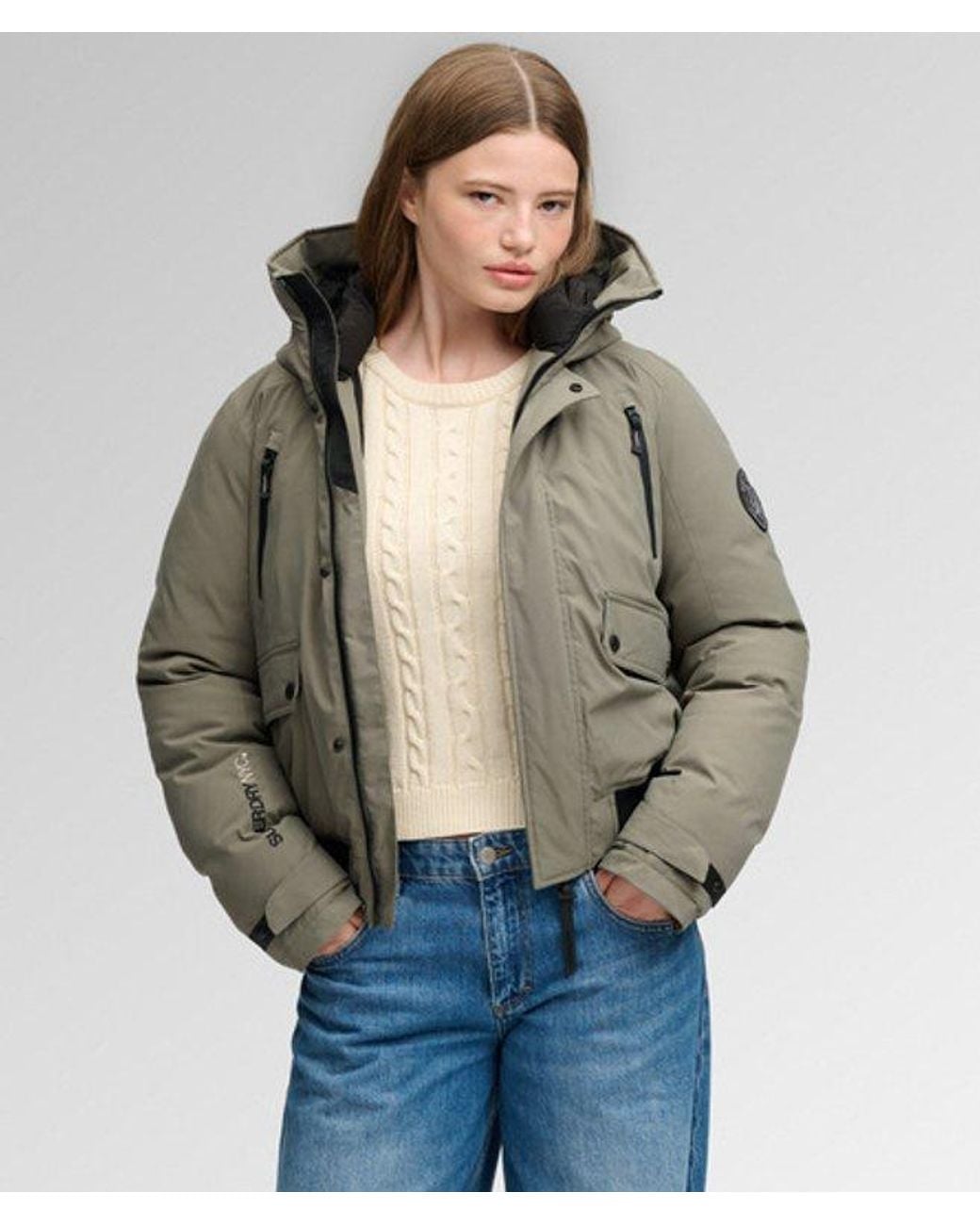 Superdry Gray & Co City Padded Bomber Jacket