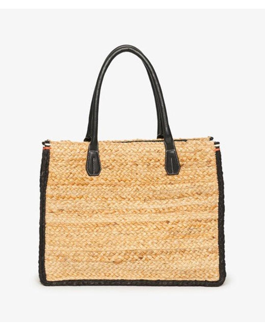 Superdry Natural Raffia Luxe Tote Bag - Size: 1size