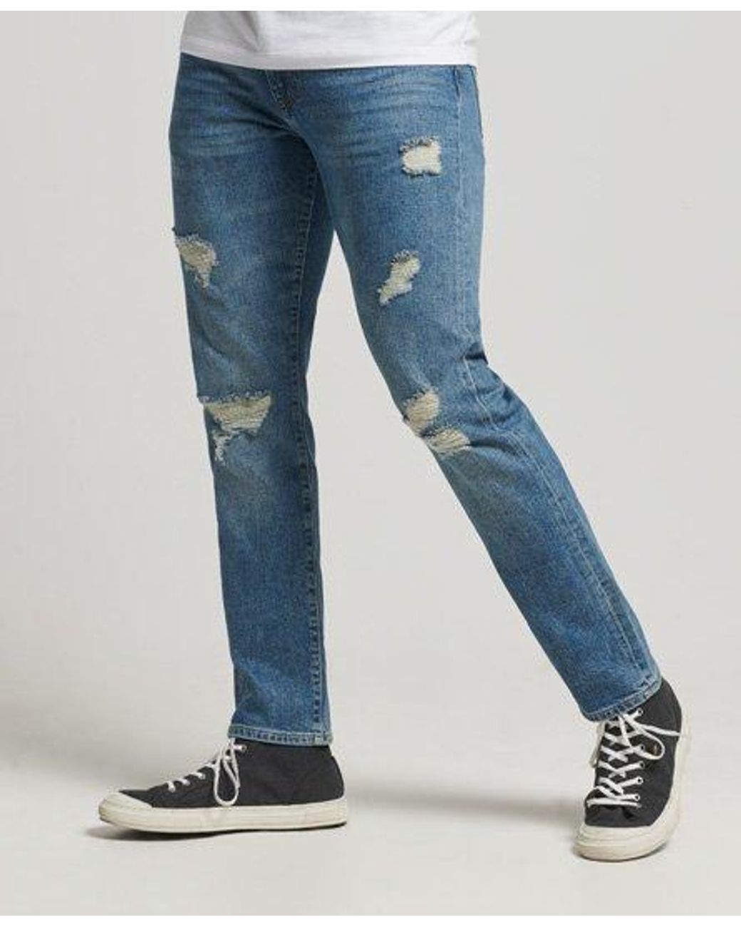 Superdry Denim Slim Jeans in Blue for 