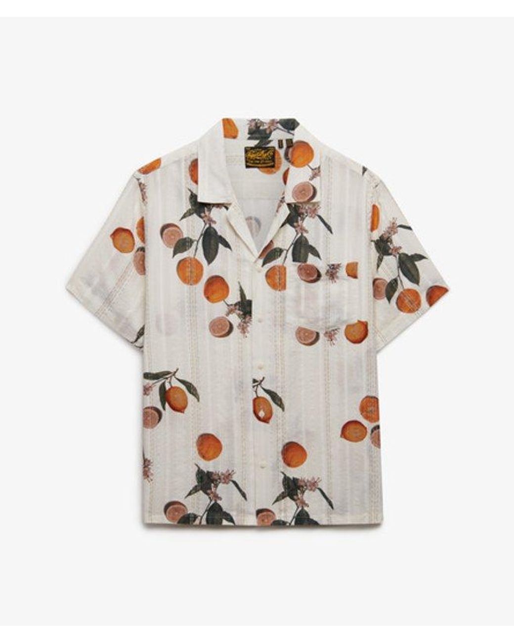 Superdry Natural & Co Beach Printed Short Sleeve Shirt